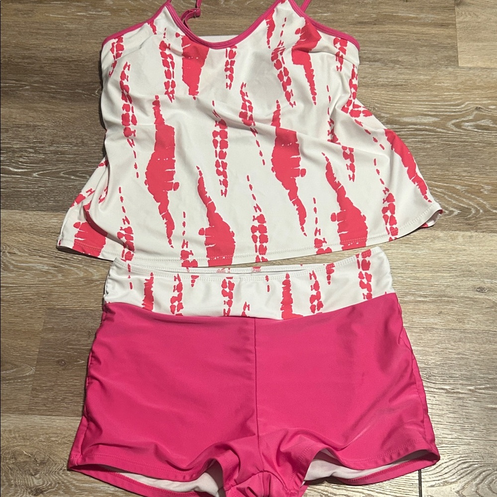 Pink and White Swim Set 💥
